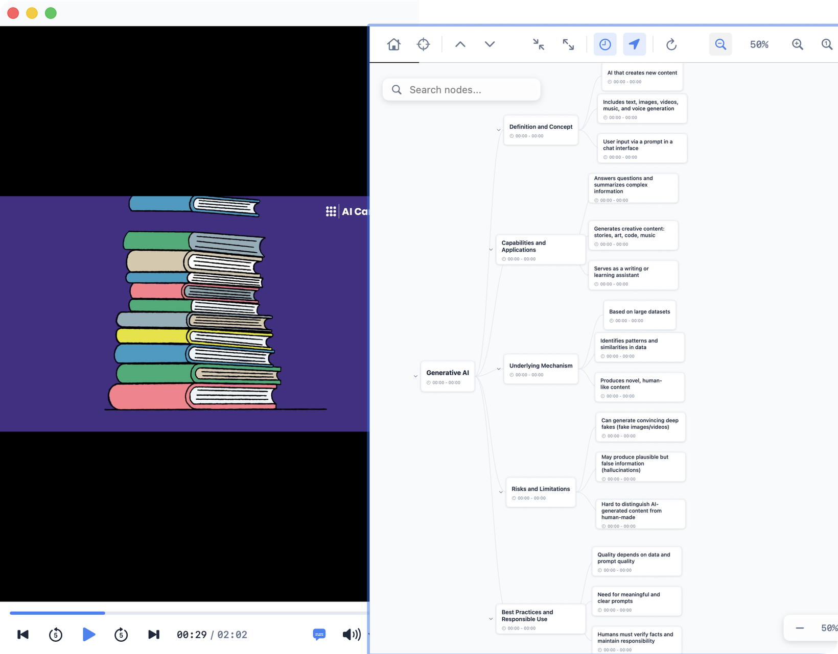ThinkFlow — Mind Map That Flows with the Video