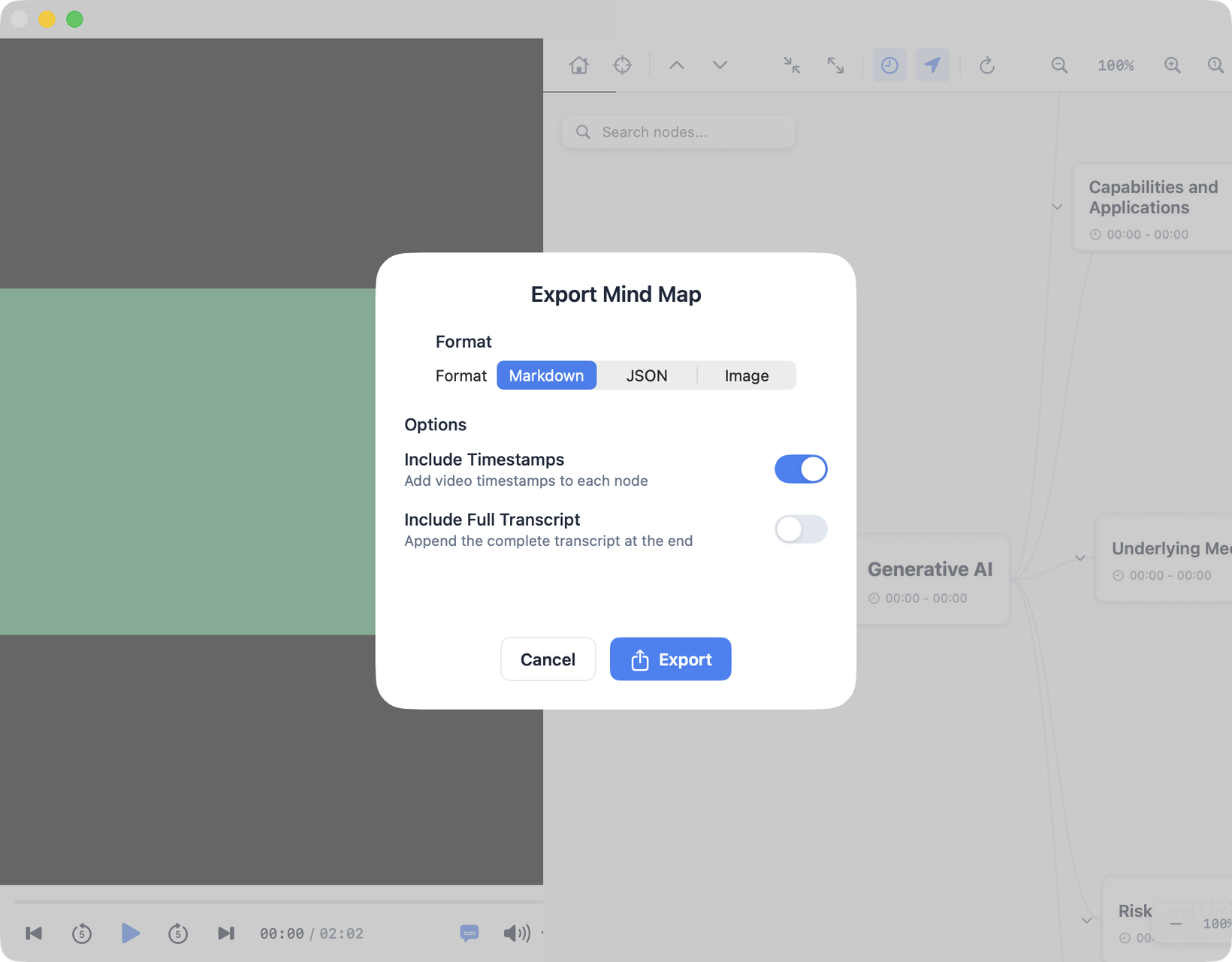 ThinkFlow — Export to Markdown Notes in One Click